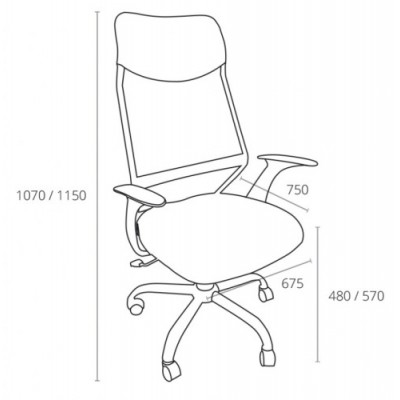 SILLA MODELO PINTAFONTES NEGRO ARCHIVO 2000 6492 NE