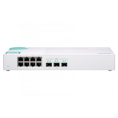 QNAP QSW 308S switch No administrado Gigabit Ethernet 10 100 1000 Blanco