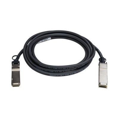 QNAP CAB NIC40G30M QSFP cable infiniBanc 3 m QSFP Negro