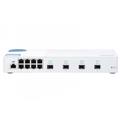 QNAP QSW M408S switch Gestionado L2 Gigabit Ethernet 10 100 1000 Blanco