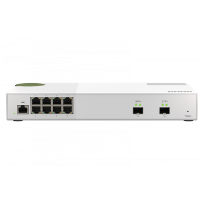 QNAP QSW M2108 2S switch Gestionado Gris