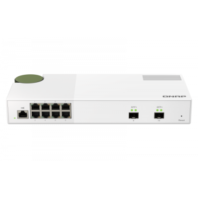 QNAP QSW M2108 2S switch Gestionado Gris