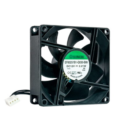 QNAP FAN 8CM T01 ventilador de PC Universal Negro