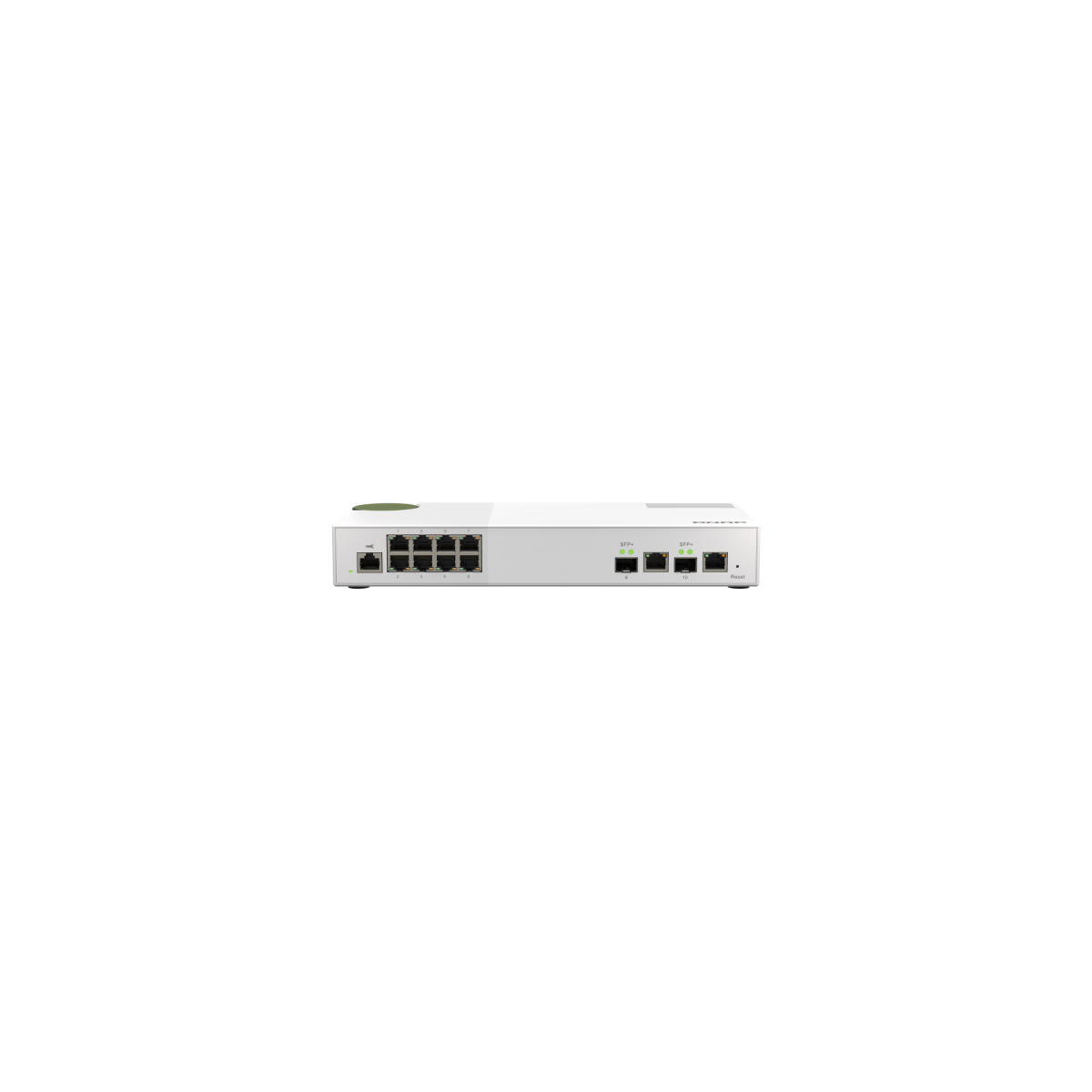 QNAP QSW M2108R 2C switch Gestionado L2 Gigabit Ethernet 10 100 1000 Energia sobre Ethernet PoE Blanco