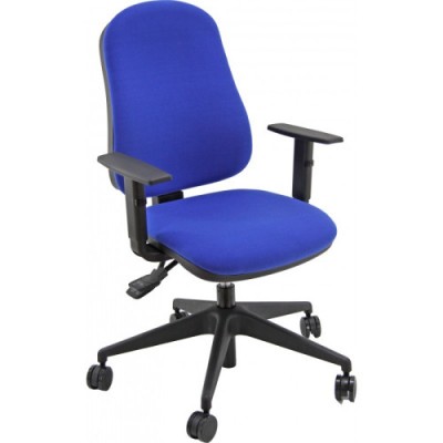 SILLA OPERATIVA TiBER AZUL REPOSABRAZOS AJUSTABLES UNISIT SISY BR EB