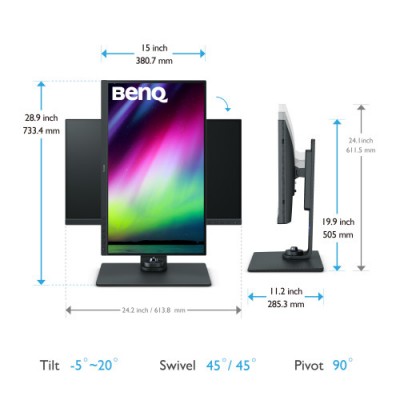 Benq SW270C 686 cm 27 2560 x 1440 Pixeles Quad HD LED Gris