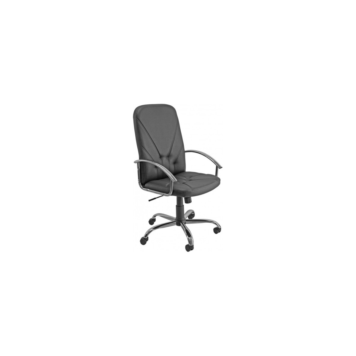 SILLoN DIRECCIoN SAONA CUERO NEGRO BASE CROMADA UNISIT DNPC KN