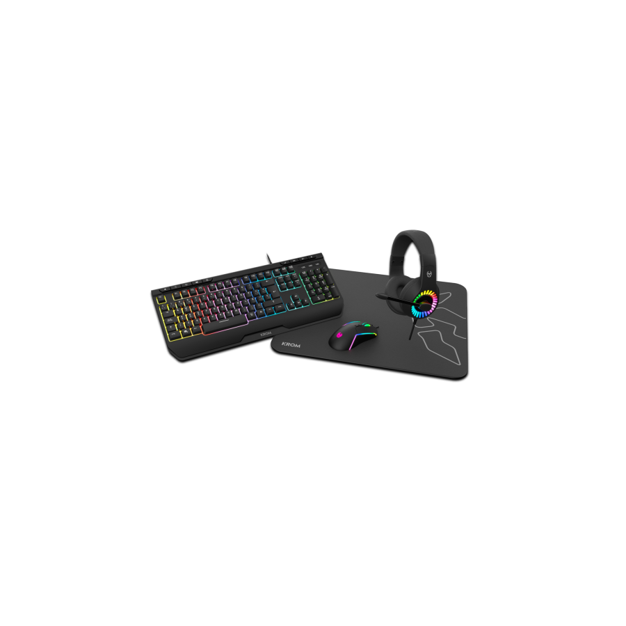 12491-KROM KIT GAMING 4 en 1 KENYA. RGB 12491-KROM KIT GAMING 4 en 1 KENYA. RGB