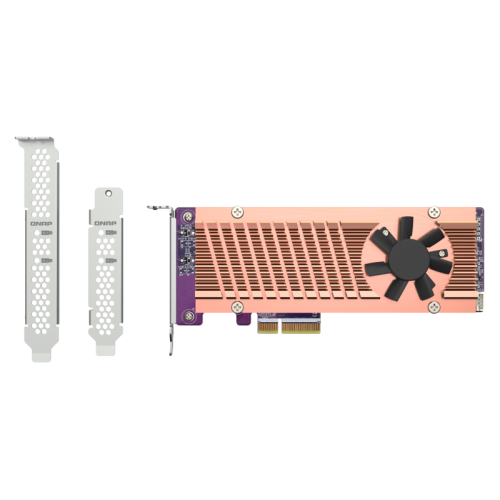 12502-QNAP QM2-2P-344A tarjeta y adaptador de interfaz Interno M.2