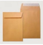 1252-CAJA 250 BOLSAS DIN C5 (162X229) KRAFT 80 GRS. AUTOSAM AUTOADHESIVO CON TIRA DE SILICONA SAM 141507
