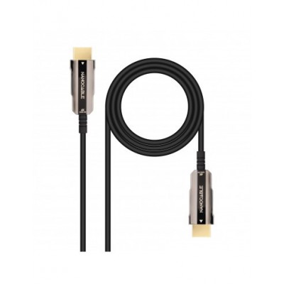 NANOCABLE CABLE HDMI V20 AOC 4K60HZ 18Gbps NEGRO 10 M