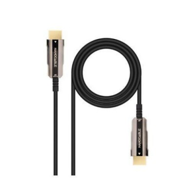 NANOCABLE CABLE HDMI V20 AOC 4K60HZ 18Gbps NEGRO 30 M