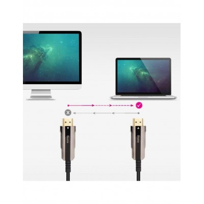 NANOCABLE CABLE HDMI V20 AOC 4K60HZ 18Gbps NEGRO 60 M