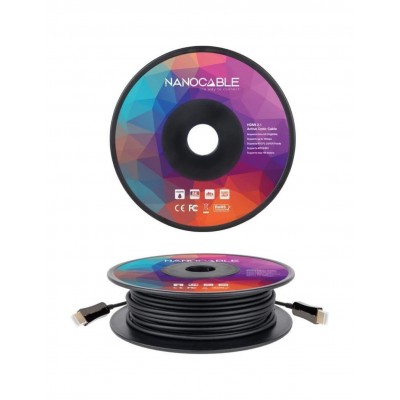 NANOCABLE CABLE HDMI V21 AOC 8K60HZ 4K120HZ 48Gbps 60 M