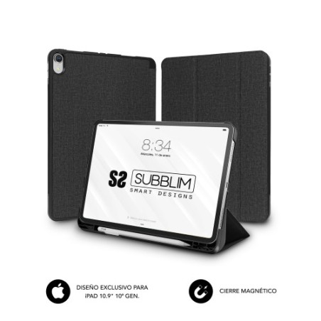 12642-SUBBLIM Funda Tablet Shock Case iPad 10,9" 10Gen Black