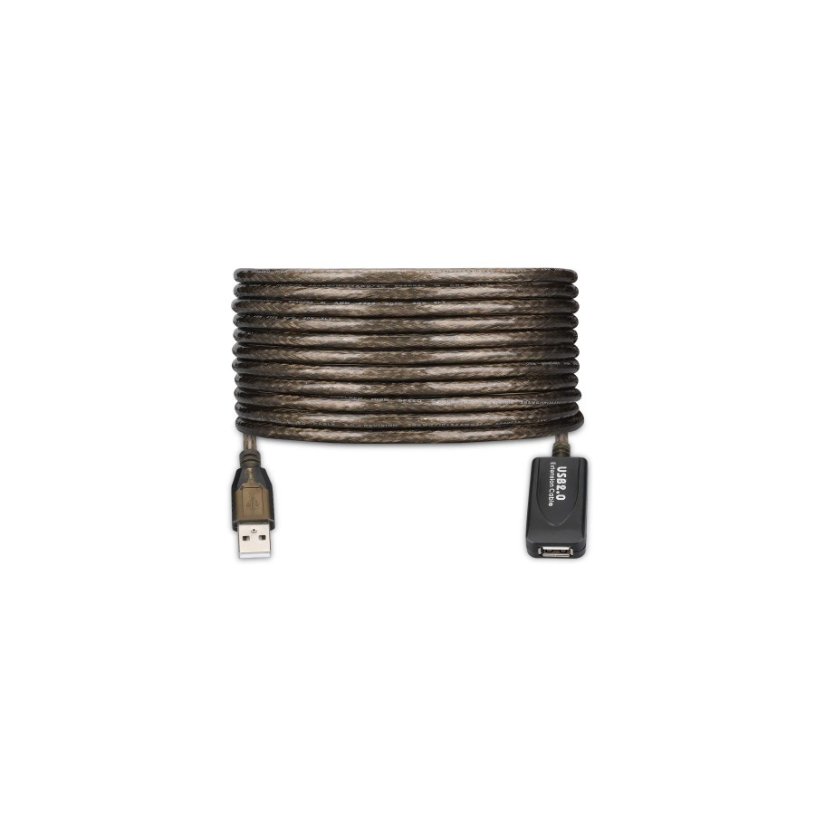 12650-Ewent EW1021 cable USB 10 m USB 2.0 USB A Negro 12650-Ewent EW1021 cable USB 10 m USB 2.0 USB A Negro