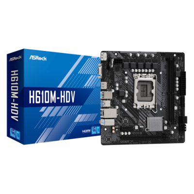 Asrock H610M HDV Intel H610 LGA 1700 micro ATX