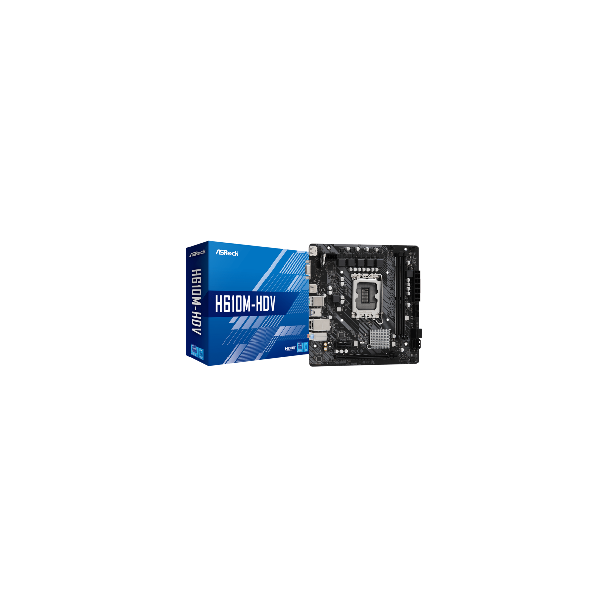 Asrock H610M HDV Intel H610 LGA 1700 micro ATX