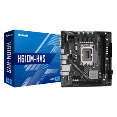 Asrock H610M HVS Intel H610 LGA 1700 micro ATX