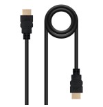 12762-Nanocable Cable HDMI V1.4 Alta Velocidad / HEC), A/M-A/M, Negro, 1 m