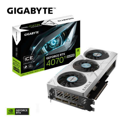 Gigabyte EAGLE GeForce RTX 4070 Ti SUPER OC ICE 16G NVIDIA 16 GB GDDR6X