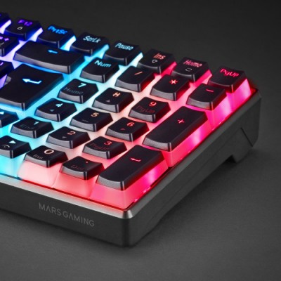 Mars Gaming MKULTRA Teclado Mecanico Negro RGB Compacto 96 Switch Outemu SQ Azul Espanol