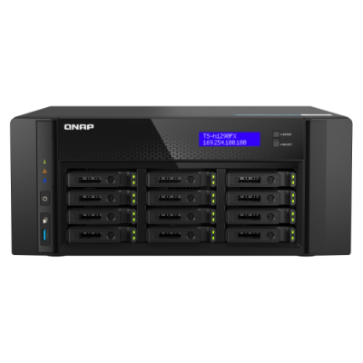 QNAP TS h1290FX NAS Torre Ethernet Negro 7232P