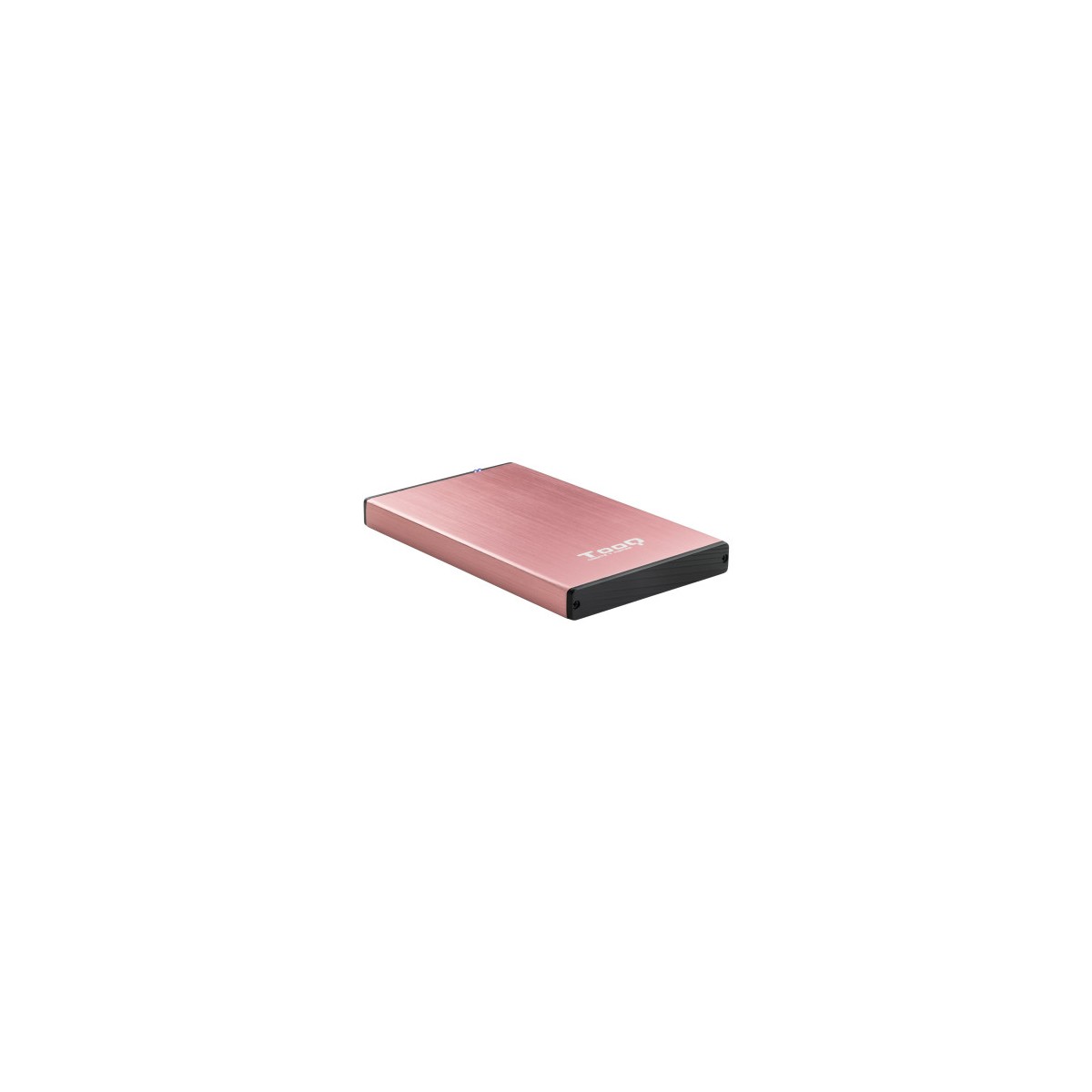 TooQ TQE 2527P caja para disco duro externo Caja de disco duro HDD Negro Rosa 25