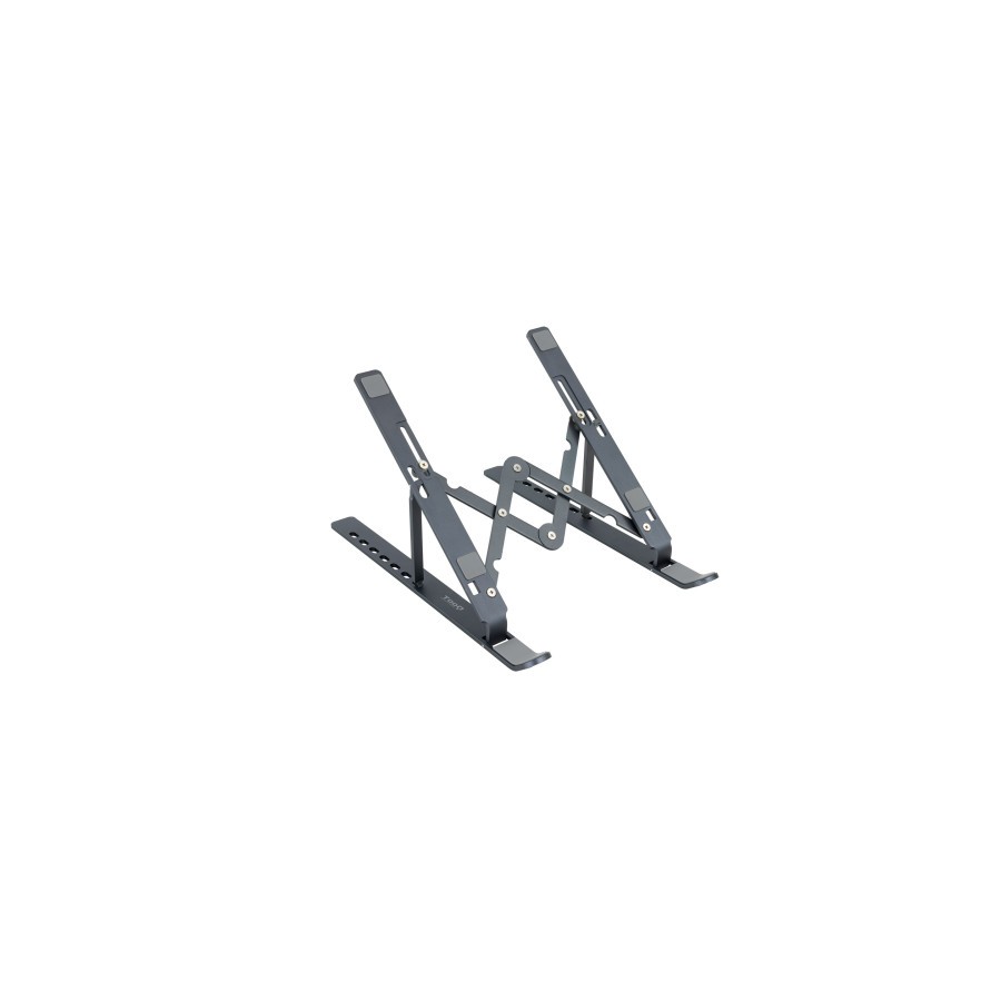 13034-TOOQ SOPORTE ELEVADOR ALUMINIO PLEGABLE PORTATILES GRIS