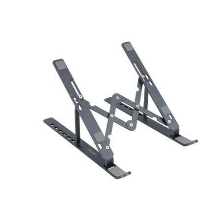 13034-TOOQ SOPORTE ELEVADOR ALUMINIO PLEGABLE PORTATILES GRIS