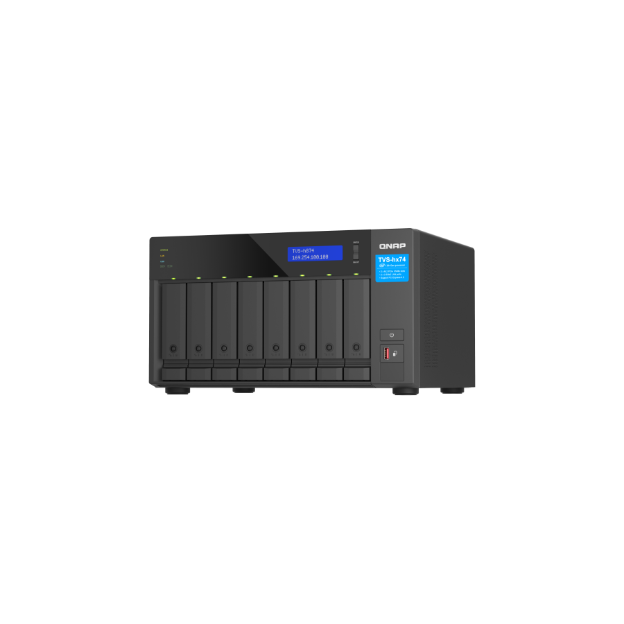 13061-QNAP TVS-h874 NAS Torre Ethernet Negro 13061-QNAP TVS-h874 NAS Torre Ethernet Negro