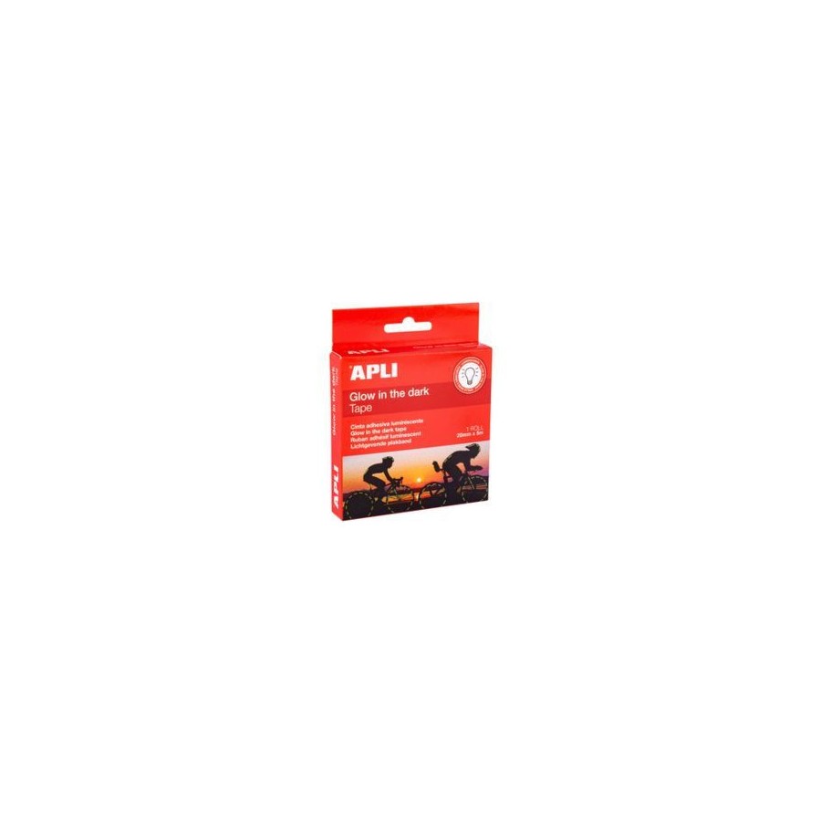 13094-CINTA ADHESIVA LUMINISCENTE 20 MM X 5 M APLI 19235 13094-CINTA ADHESIVA LUMINISCENTE 20 MM X 5 M APLI 19235