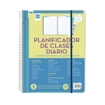 PLANIFICADOR DE CLASES DOCENTE 230X310 1 DiA PaGINA FINOCAM 5341000