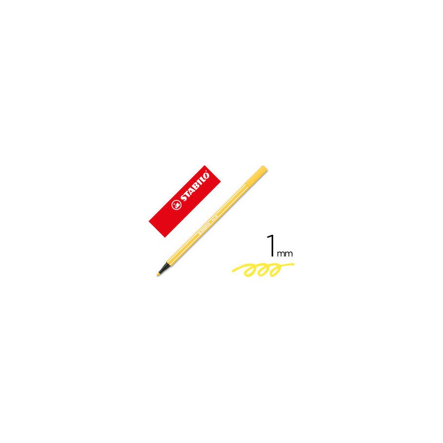 13177-ROTULADOR PREMIUM CON PUNTA DE FIBRA BISELADA PEN 68 MAX COLOR AMARILLO STABILO 768/44 13177-ROTULADOR PREMIUM CON PUNTA DE FIBRA BISELADA PEN 68 MAX COLOR AMARILLO STABILO 768/44