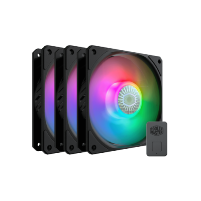 Cooler Master SickleFlow 120 ARGB Carcasa del ordenador Ventilador 12 cm Negro 3 piezas