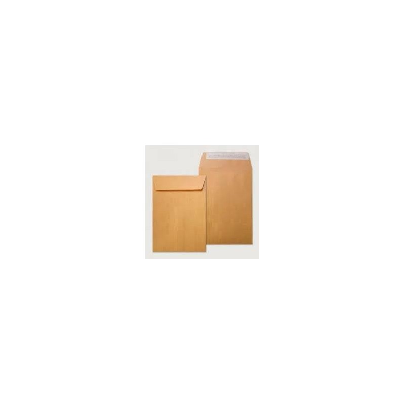 1326-CAJA 1000 BOLSAS SALARIOS (100X145) KRAFT 70 GRS. AUTOSAM AUTOADHESIVO CON TIRA DE SILICONA SAM 140700