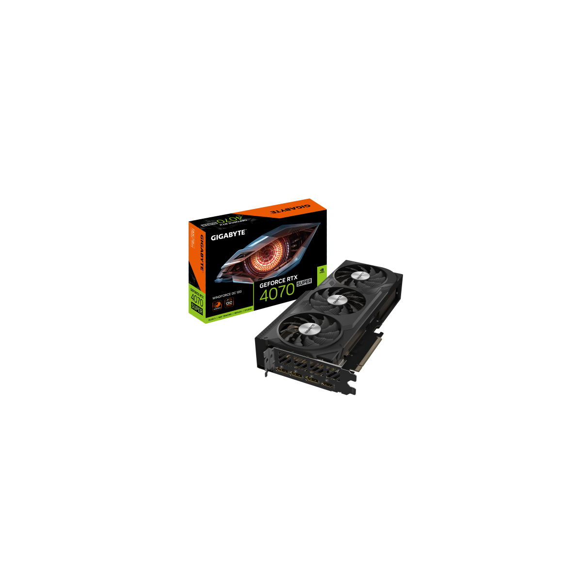 Gigabyte GeForce RTX 4070 SUPER WINDFORCE OC 12G NVIDIA 12 GB GDDR6X