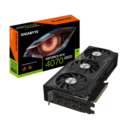 Gigabyte GeForce RTX 4070 SUPER WINDFORCE OC 12G NVIDIA 12 GB GDDR6X