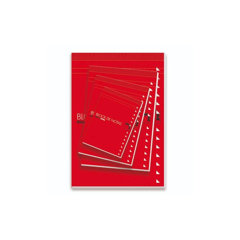 1331-BLOC DE NOTAS CON TAPA 60 GRS. FOLIO (215X310MM.) 80 HOJAS LISO PACSA 18902 1331-BLOC DE NOTAS CON TAPA 60 GRS. FOLIO (215X310MM.) 80 HOJAS LISO PACSA 18902