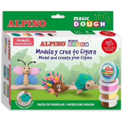 SET MAGIC DOUGH ANIMALS ALPINO DP000510