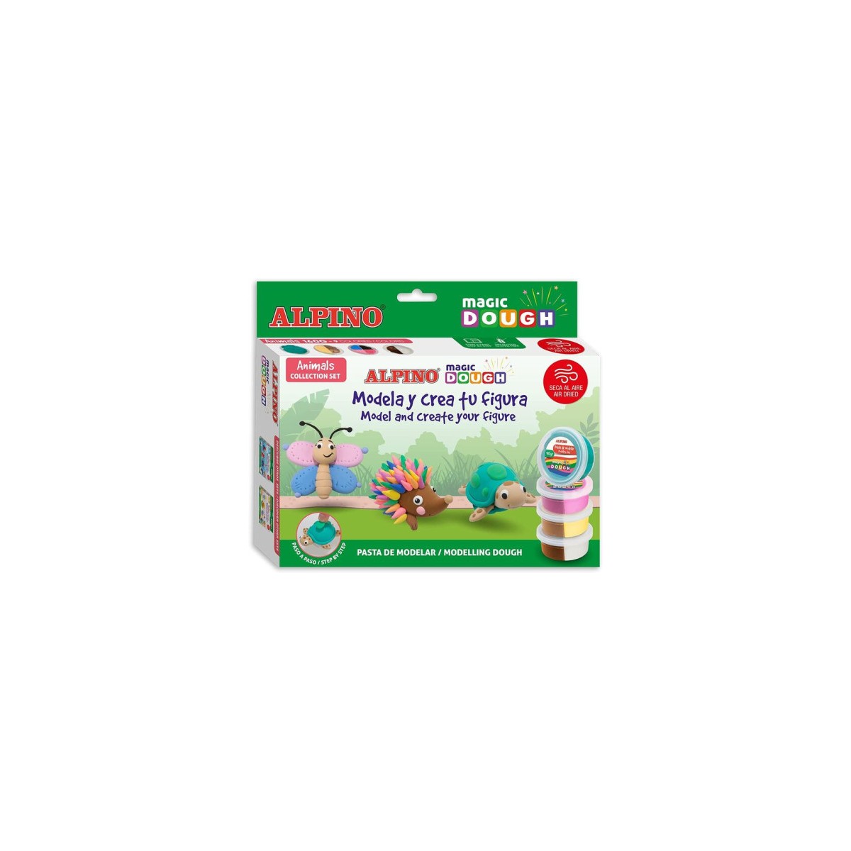 SET MAGIC DOUGH ANIMALS ALPINO DP000510