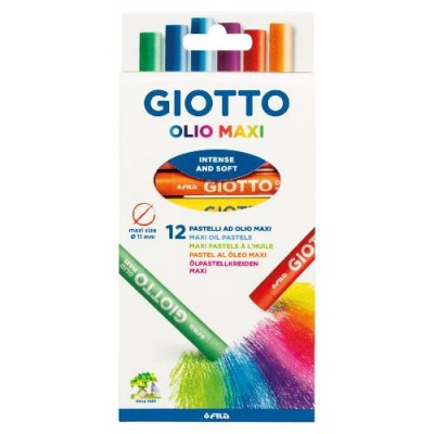 ESTUCHE CON ASA DE 12 BARRAS PINTURA oLEO GIOTTO F293400