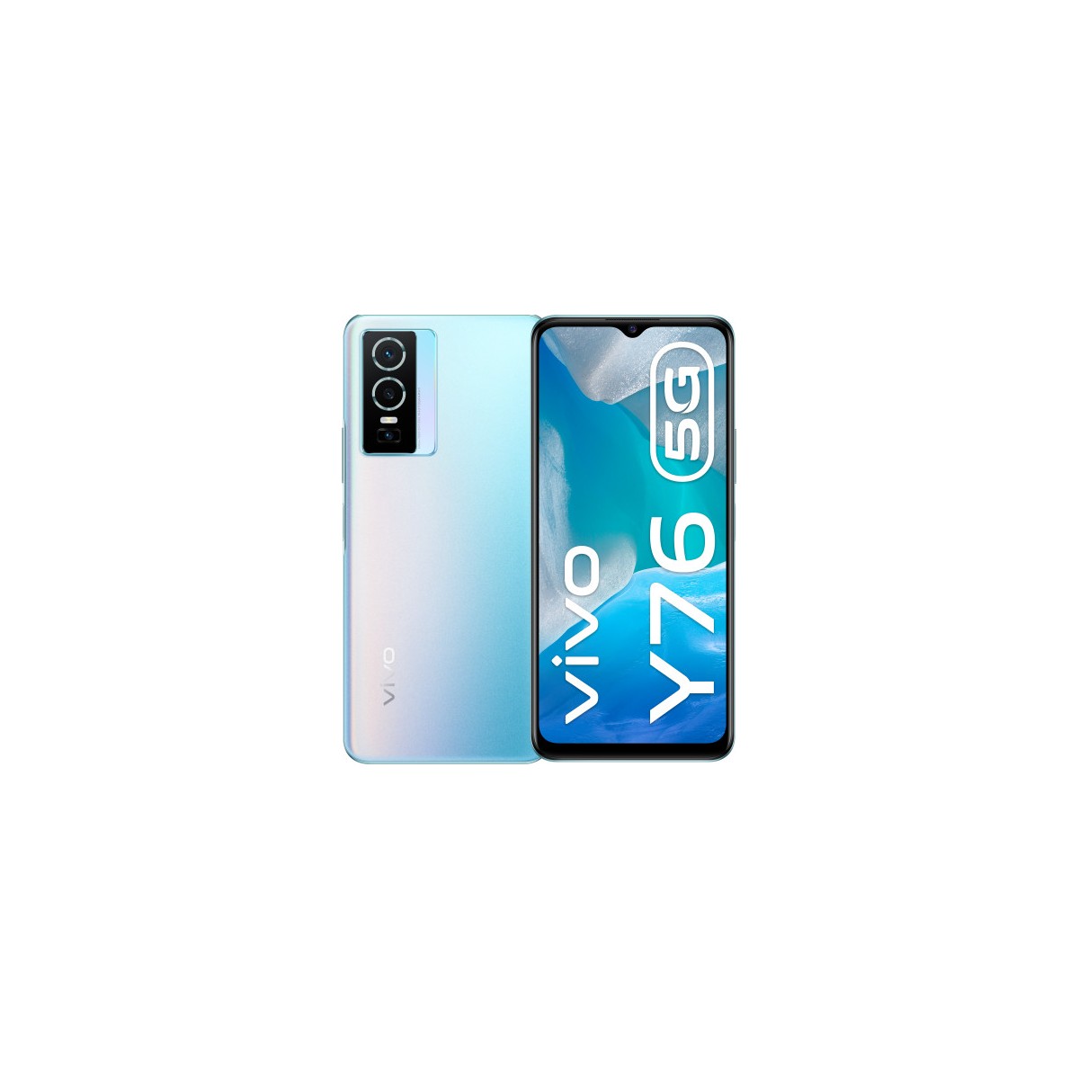 VIVO Y76 5G 167 cm 658 Ranura hibrida Dual SIM Android 12 USB Tipo C 8 GB 128 GB 4100 mAh Azul