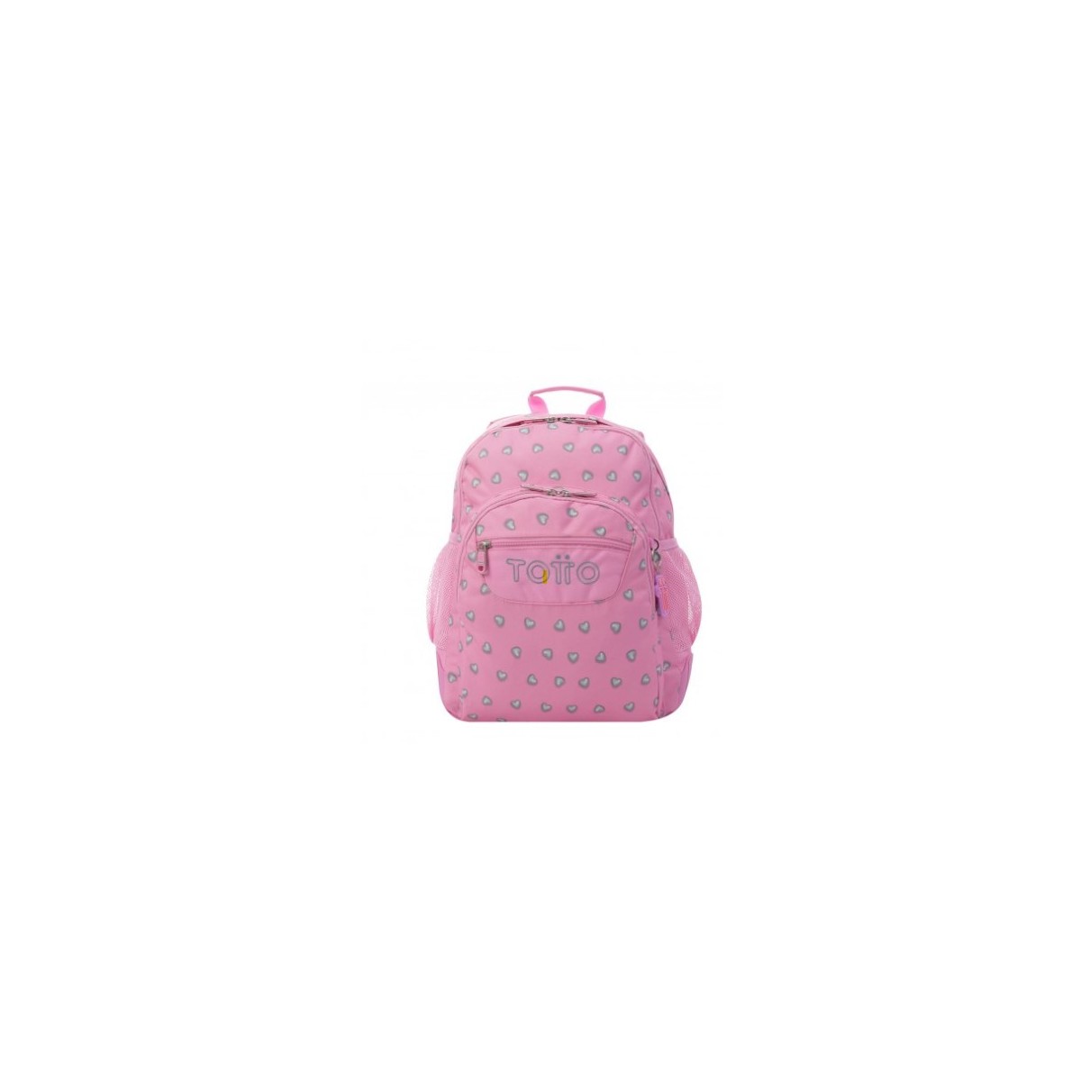 MOCHILA INFANTIL ROSA CORAZONES BOLSILLOS MA04ECO029 2120N 7IU TOTTO