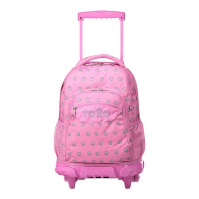 Totto Renglones mochila Mochila escolar Rosa Poliester