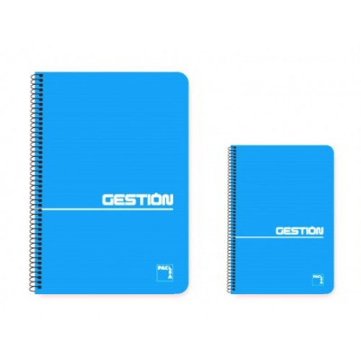 CUADERNO ESPIRAL SERIE GESTION TAPA BLANDA 60 GRS FOLIO 215X310MM 80 HOJAS LISO PACSA 16381