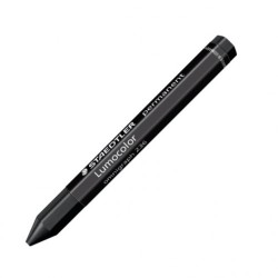 1339-LAPIZ CERA PERMANENTE LUMOCOLOR OMNIGRAPH 12MM. NEGRO STAEDTLER 236-9