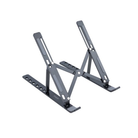 13416-TooQ Soporte Elevador para Portatiles, Tablets, Moviles y Libros, Gris Oscuro