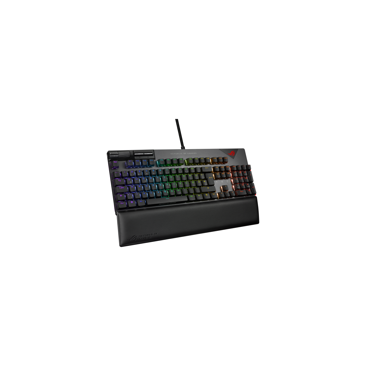 ASUS ROG Strix Flare II teclado USB QWERTY Espanol Negro Gris