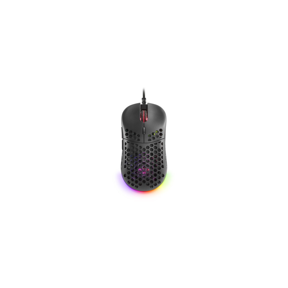 Mars Gaming MM55 Negro Raton Gaming RGB Chroma Ultra ligero 55g 12800 DPI